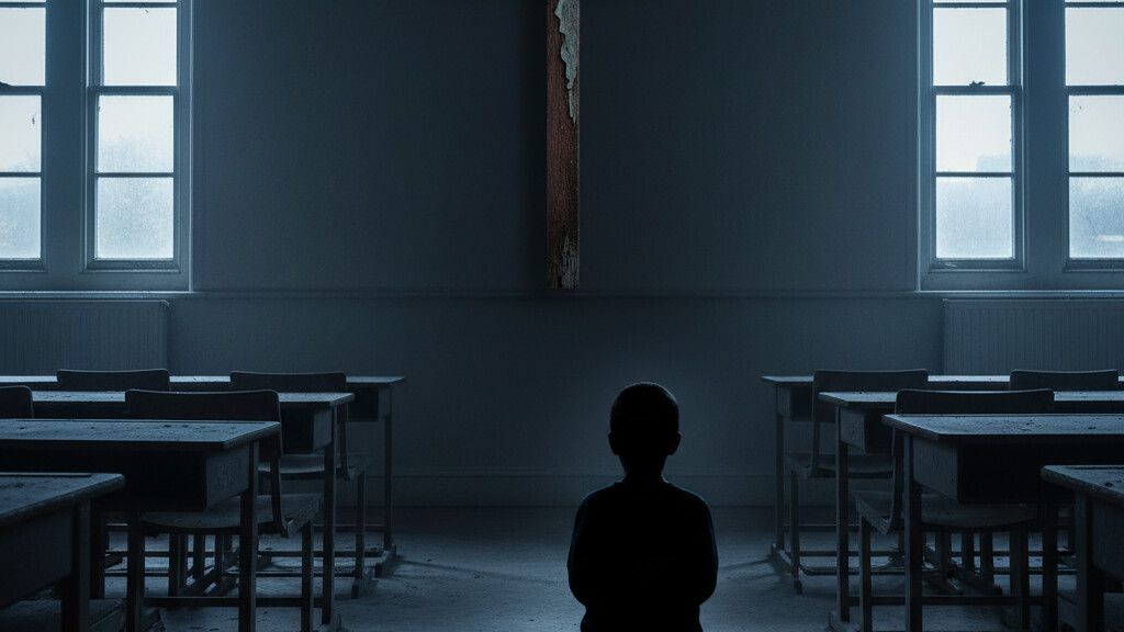 Editorial illustration: Betrayal in the Classroom: Christian Schools Now Teaching Islam in Woke Britain?