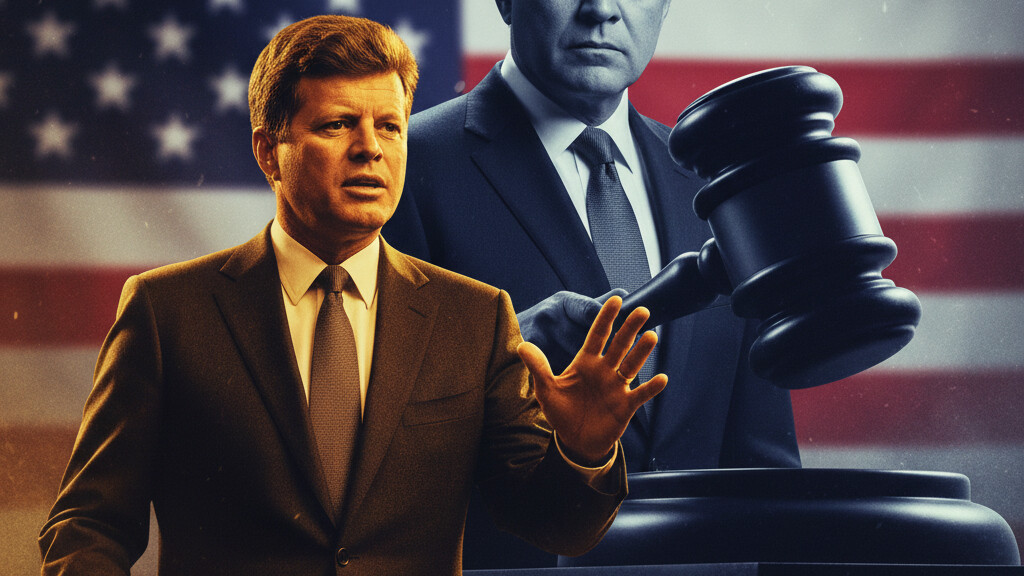 Editorial illustration: Biden-Appointed Judge Blocks RFK Jr. From Protecting Kids From Transgender Proce