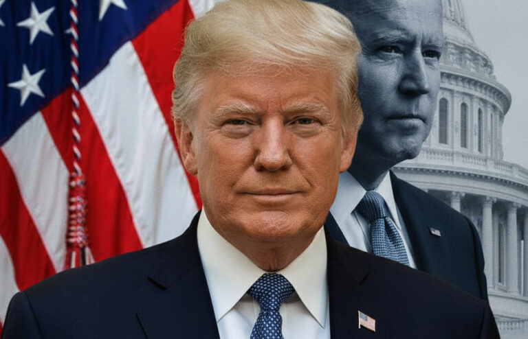 Editorial illustration: Biden Judge Blocks Trump From Forcing Federal Workers Back to Office