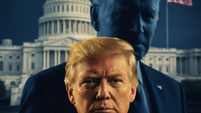 Editorial illustration: Biden Judge Blocks Trump From Forcing Federal Workers Back to Office