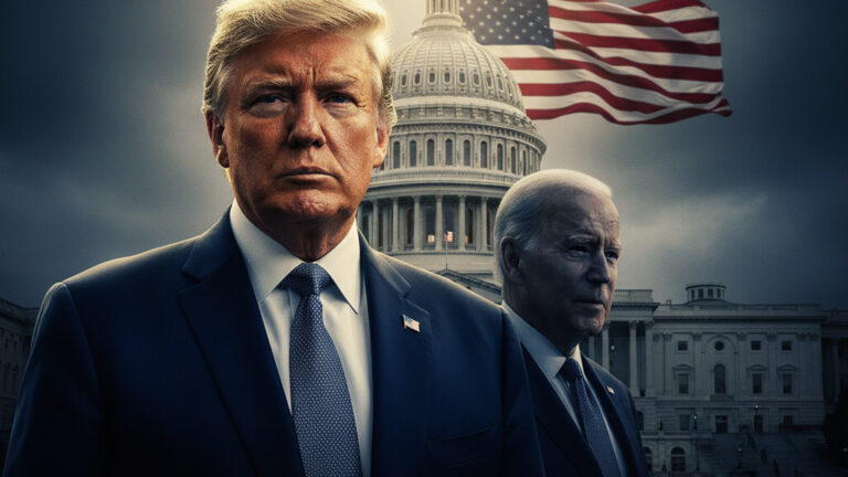 Editorial illustration: Biden Judge Blocks Trump From Forcing Federal Workers Back to Office