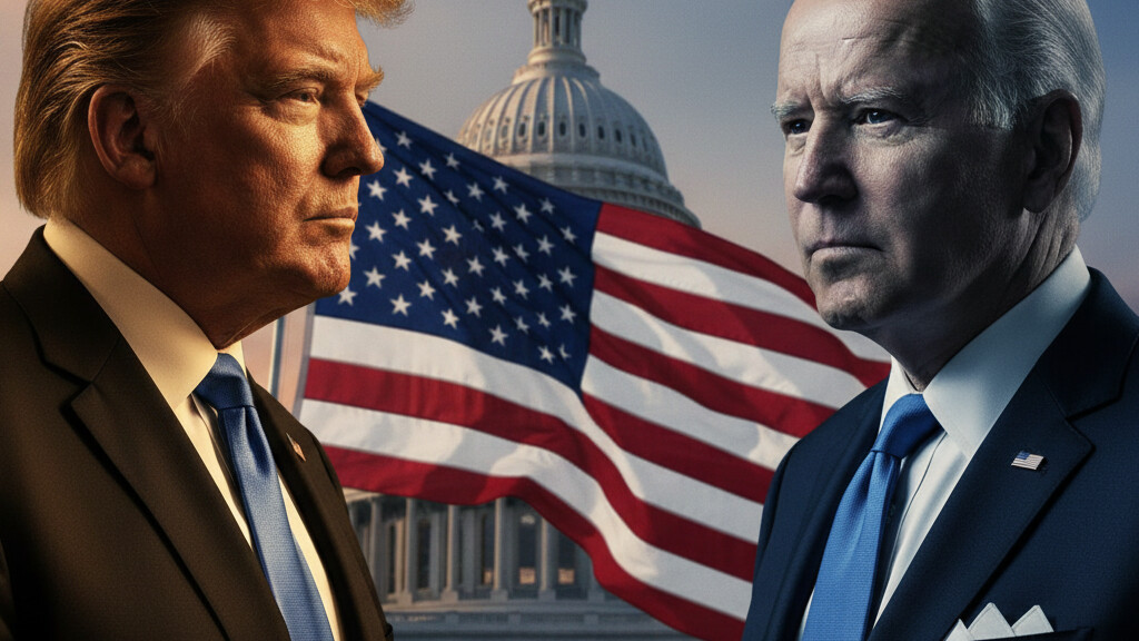 Editorial illustration: Biden Judge Blocks Trump From Forcing Federal Workers Back to Office