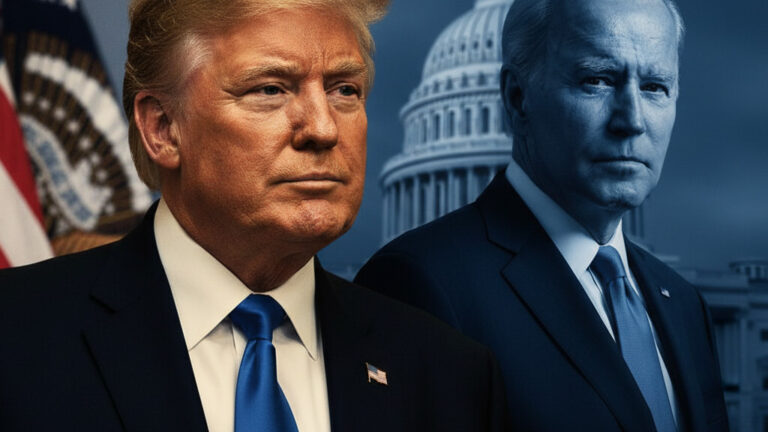 Editorial illustration: Biden Judge Blocks Trump From Forcing Federal Workers Back to Office