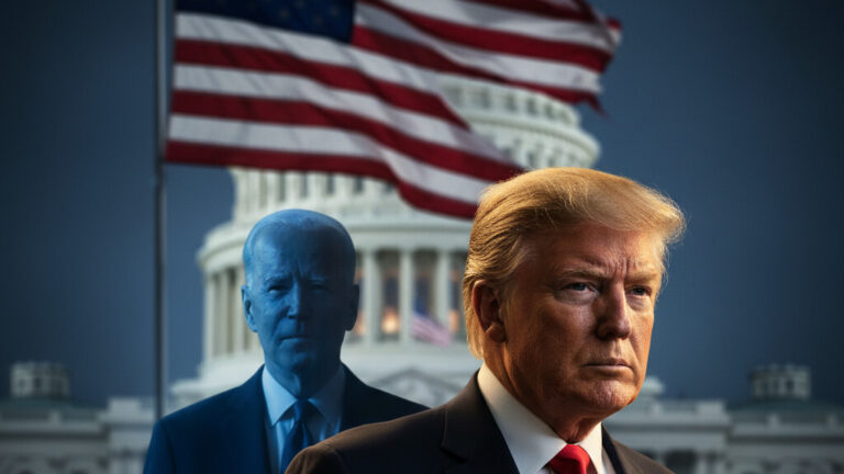 Editorial illustration: Biden Judge Blocks Trump From Forcing Federal Workers Back to Office
