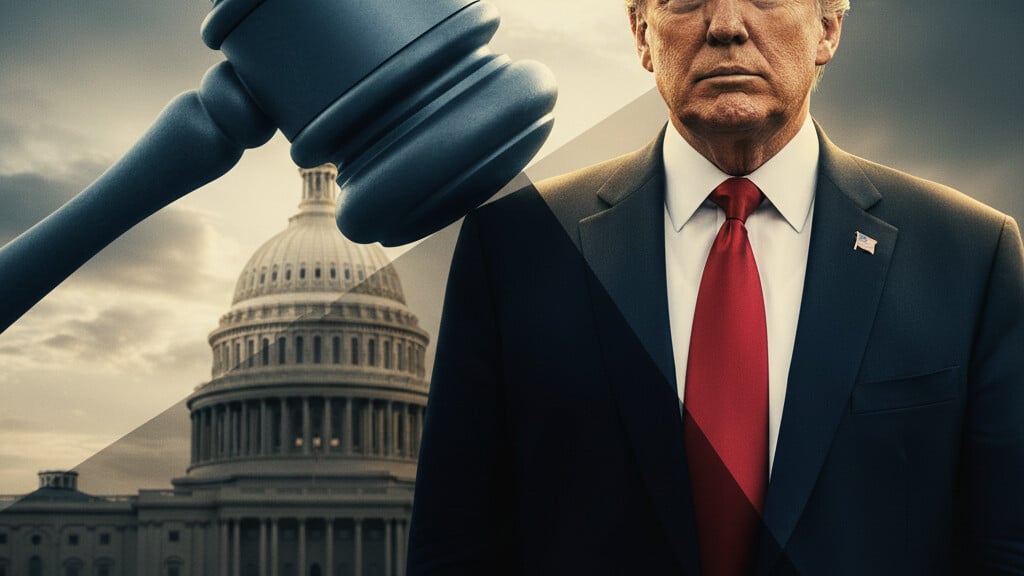 Editorial illustration: Biden Judge Blocks Trump From Forcing Federal Workers Back to Office