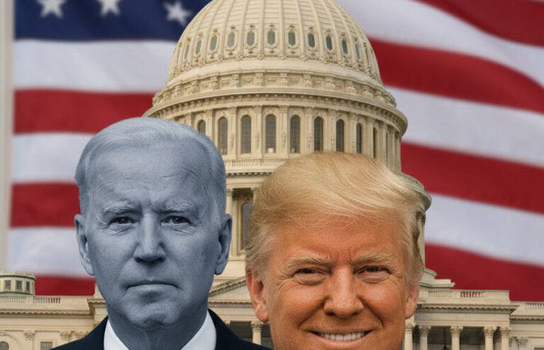 Editorial illustration: Biden Judge Blocks Trump From Forcing Federal Workers Back to Office