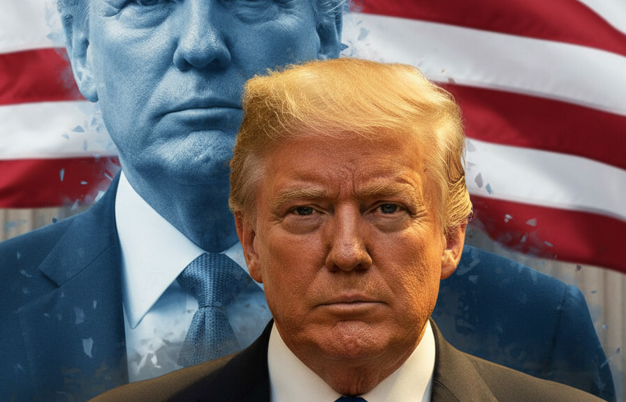 Editorial illustration: Biden Judge Blocks Trump From Forcing Federal Workers Back to Office