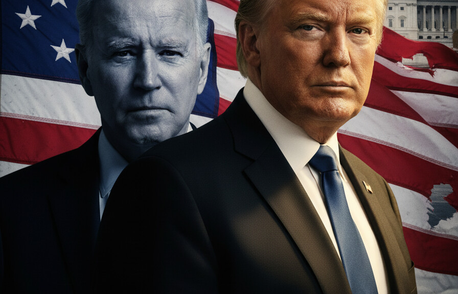 Editorial illustration: Biden Judge Blocks Trump From Forcing Federal Workers Back to Office