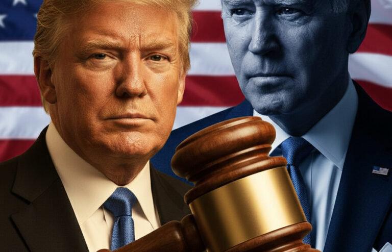 Editorial illustration: Biden Judge Blocks Trump From Forcing Federal Workers Back to Office