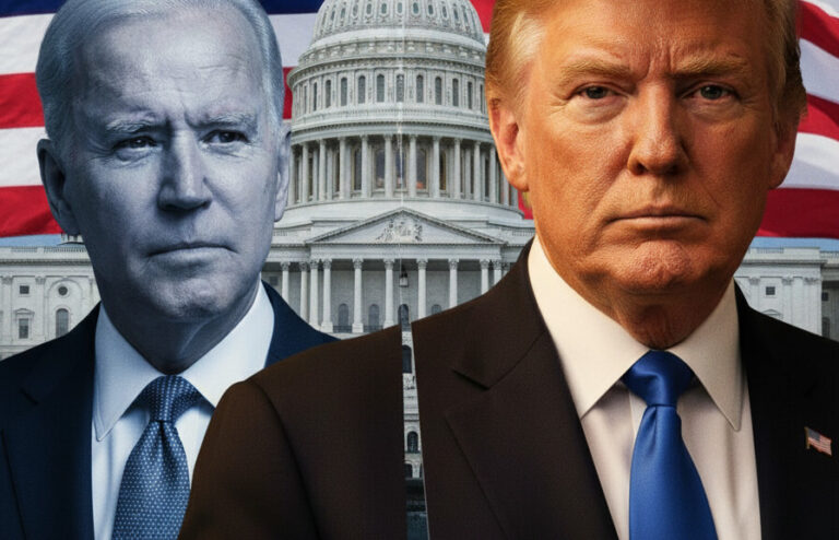 Editorial illustration: Biden Judge Blocks Trump From Forcing Federal Workers Back to Office