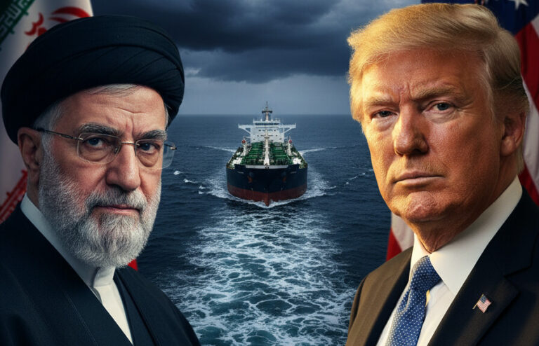 Editorial illustration: Breaking: Iran Threatens ‘Water War’ as Trump’s 48-Hour Ultimatum Hits Halfway M