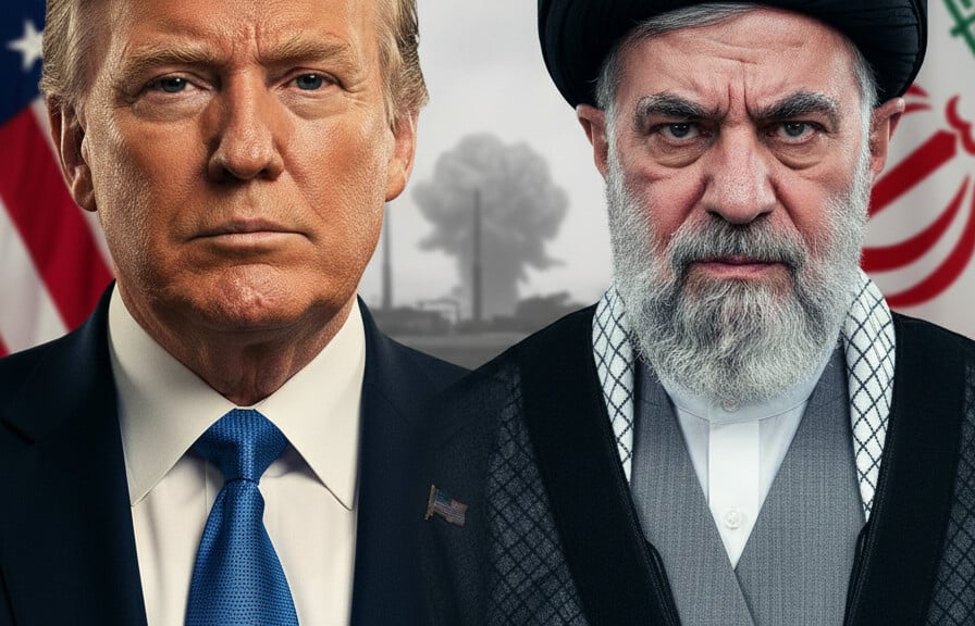 Editorial illustration: BREAKING: Iranian Missile Strike Wounds 10 American Service Members at Saudi Air
