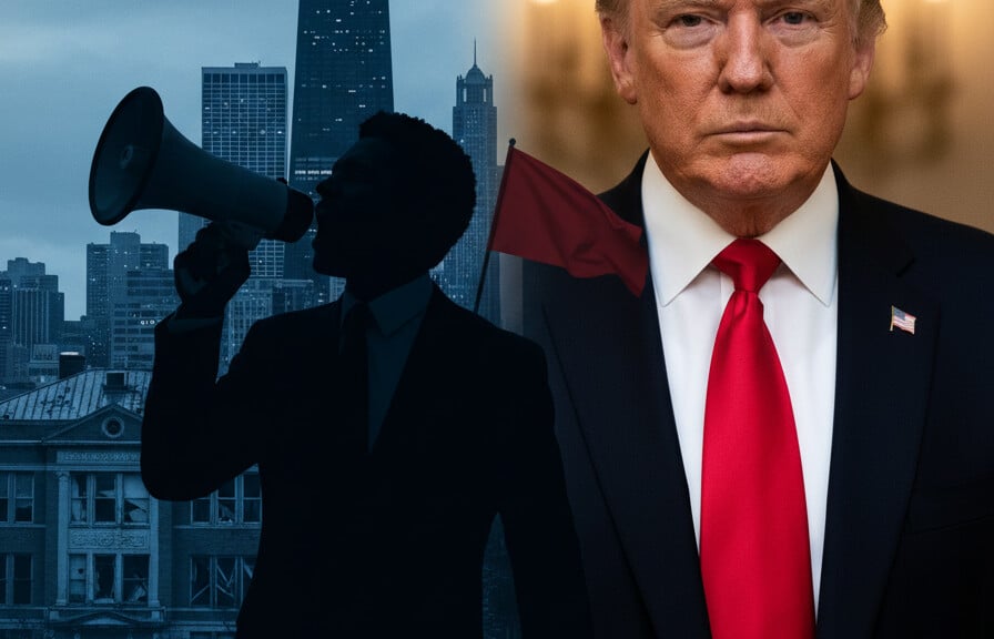 Editorial illustration: Chicago Teachers Union Wants May Day School Shutdown to Protest Trump — Because