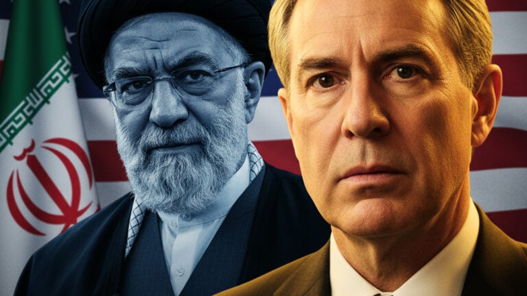 Editorial illustration: CIA Director Drops Chilling Warning: US Faces ‘Immediate Attack’ If