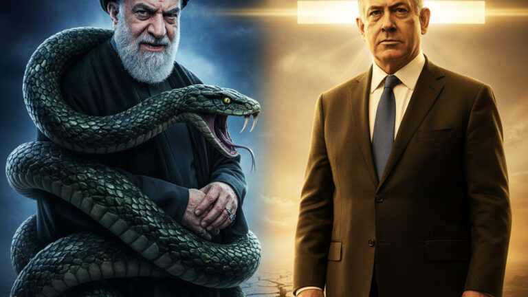 Editorial illustration: Crushing the Serpent: Why Destroying Iran’s IRGC is a Moral Imperative for