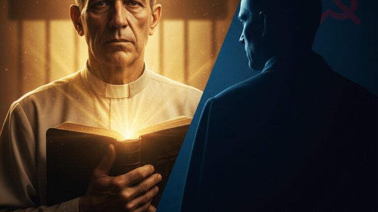 Editorial illustration: Cuba’s Communists Declare War on God: Pastor Jailed for Preaching Truth