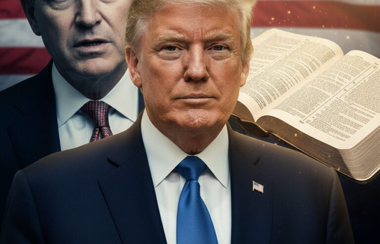 Editorial illustration: Dem Senator Threatens Trump with War Crimes Charges Over Iran Strikes