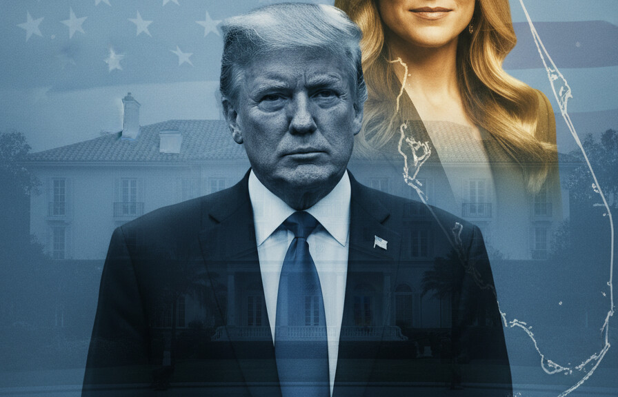 Editorial illustration: Democrats Flip Florida House Seat in Trump’s Backyard Despite His Endorsement