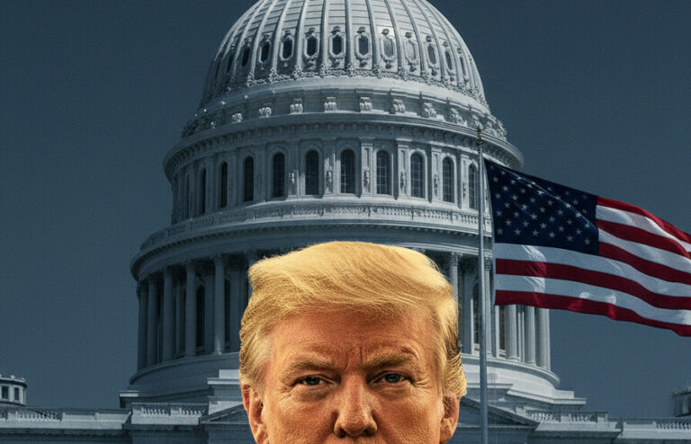 Editorial illustration: Democrats Vow Weekly Iran War Votes After GOP Blocks Latest Challenge to Trump&#