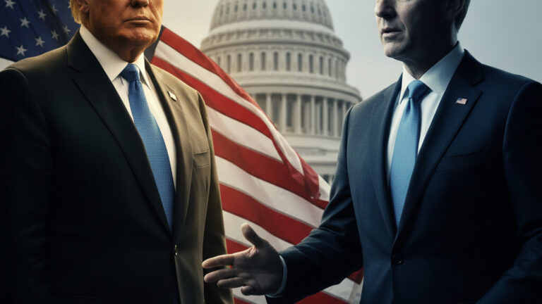 Editorial illustration: Democrats Vow Weekly War Powers Votes to Curb Trump’s Iran Authority