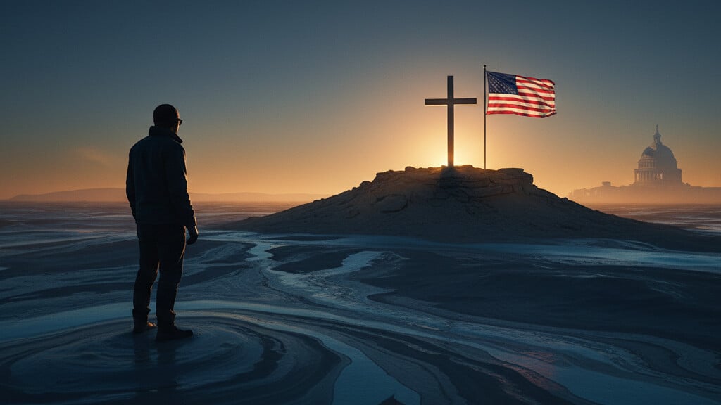 Editorial illustration: Don’t Tread on Me, or the Quicksand: What Glen Canyon Tells Us About Self-