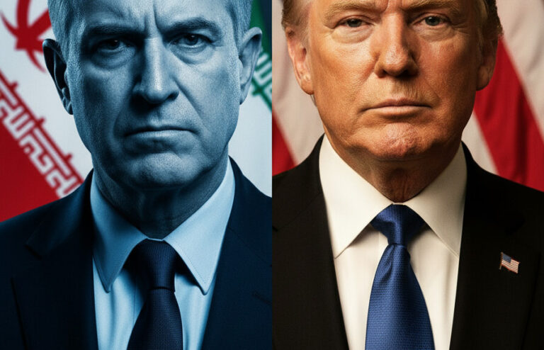 Editorial illustration: Ex-CIA Director John Brennan Says He Trusts Iran More Than President Trump