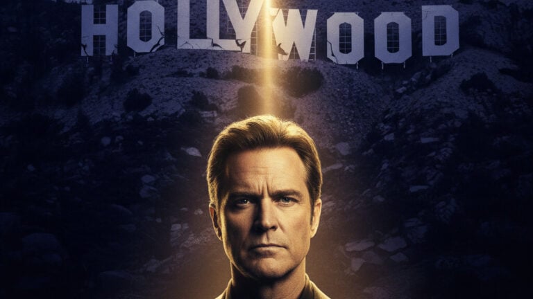 Editorial illustration: Hollywood’s Woke Inquisition Exposed: Dennis Quaid Delivers a Truth Bomb o