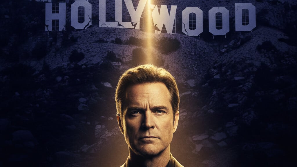 Editorial illustration: Hollywood’s Woke Inquisition Exposed: Dennis Quaid Delivers a Truth Bomb o