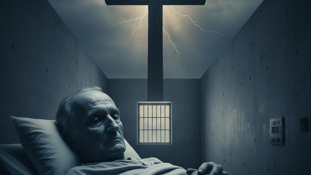 Editorial illustration: Justice Delayed, But Not Denied: Serial Killer Abortionist Kermit Gosnell Dead a