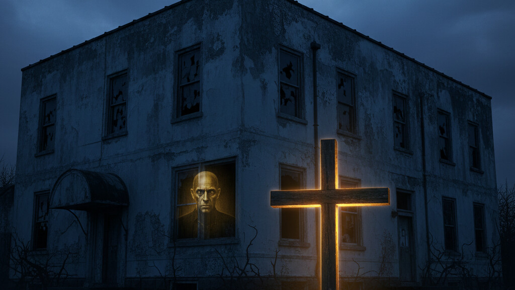 Editorial illustration: Kermit Gosnell Is Dead, But His House of Horrors Should Haunt America’s Conscien
