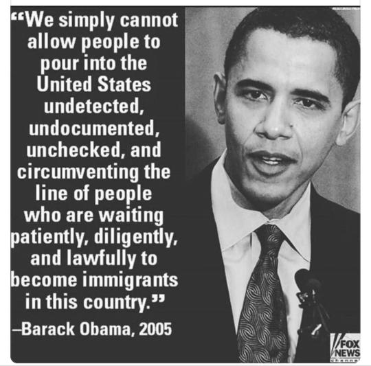 Barack Obama 2005 immigration quote - We simply cannot allow people to pour into the United States
