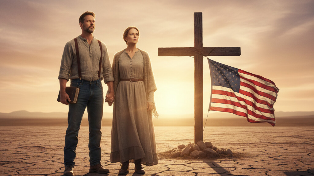Editorial illustration: Texas Christians Draw a Line in the Sand: It’s Time to Reclaim Our Familie