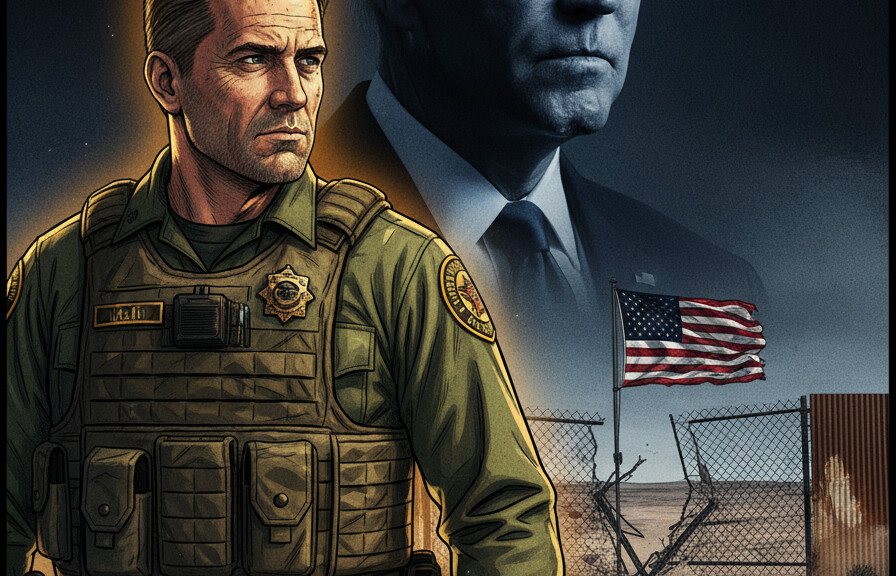 Editorial illustration: The Deliberate Decay: How Democrats Weaponize DHS, Leaving America Vulnerable