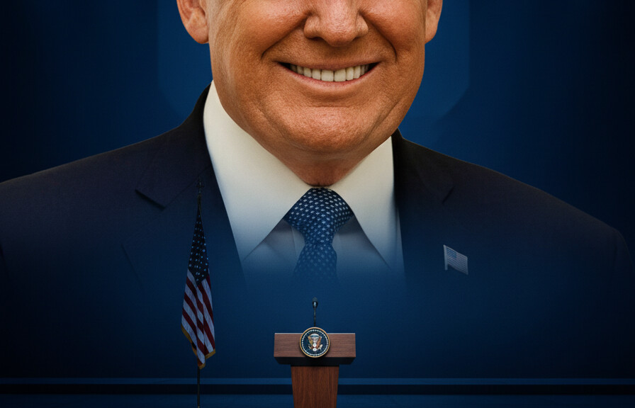 Editorial illustration: Trump Breaks Decade-Long Streak, Will Skip CPAC for First Time Since 2016