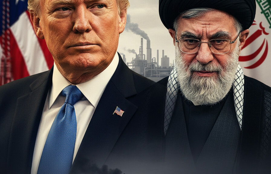 Editorial illustration: Trump Confirms Direct Talks with Iran Underway, Suspends Strikes on Nuclear Plan