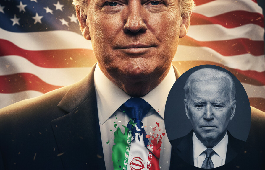 Editorial illustration: Trump Has Restored the GOP as the Party of Defense and Deterrence