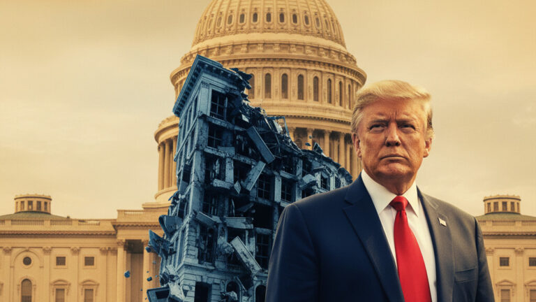 Editorial illustration: Trump Just Took the Biggest Step Yet to Abolish the Department of Education
