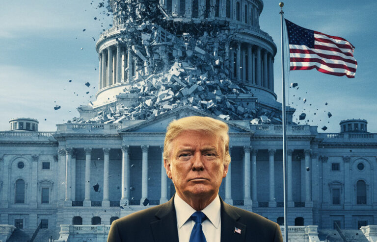 Editorial illustration: Trump Just Took the Biggest Step Yet Toward Killing the Department of Education