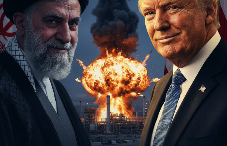 Editorial illustration: Trump Pauses Energy Strikes on Iran, But CENTCOM Keeps the Pressure On