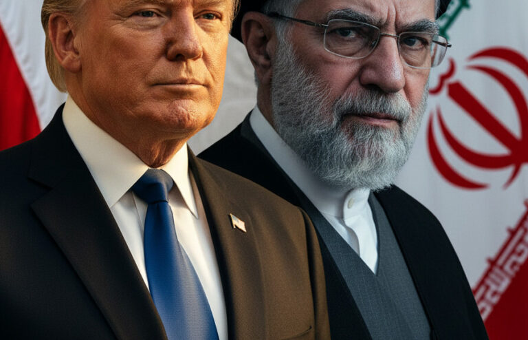 Editorial illustration: Trump Postpones Iran Attack Deadline After ‘Productive’ Talks