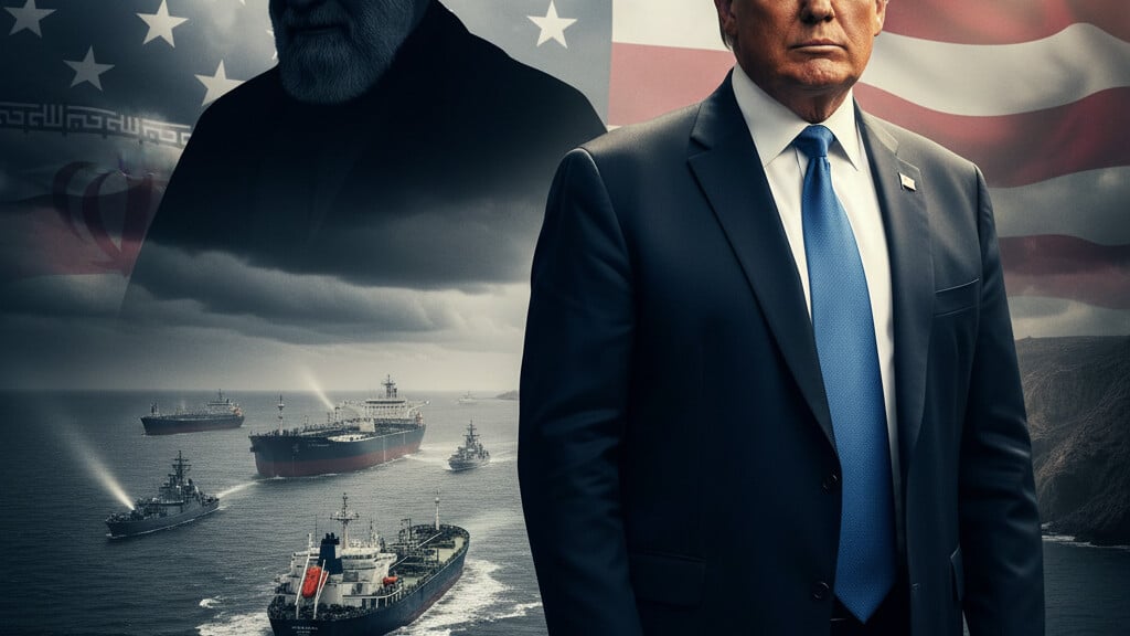 Editorial illustration: Trump Slams NATO as ‘Paper Tiger’ for Refusing to Help Secure Strait