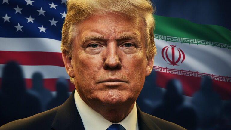 Editorial illustration: Trump Sounds the Alarm on Iranian Sleeper Cells While Canada Lets Regime Operati
