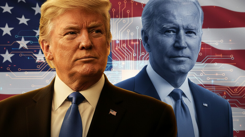 Editorial illustration: Trump Taps David Sacks to Co-Chair Powerful White House Tech Council