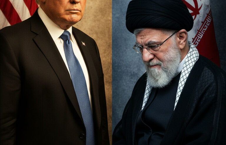 Editorial illustration: Trump Warns ‘Strange’ Iranian Negotiators to Get Serious Soon or Fac