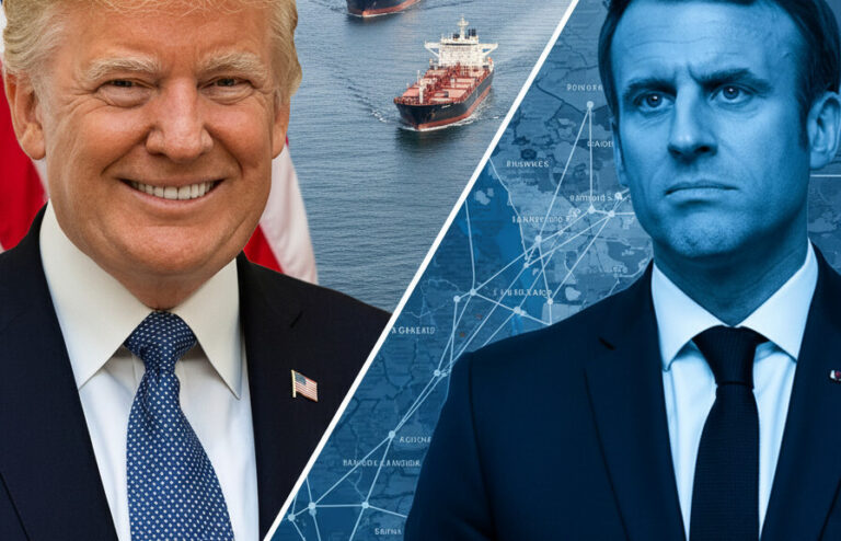 Editorial illustration: Europe’s Hormuz Mission Falls Flat as Trump Declares Strait Already Open