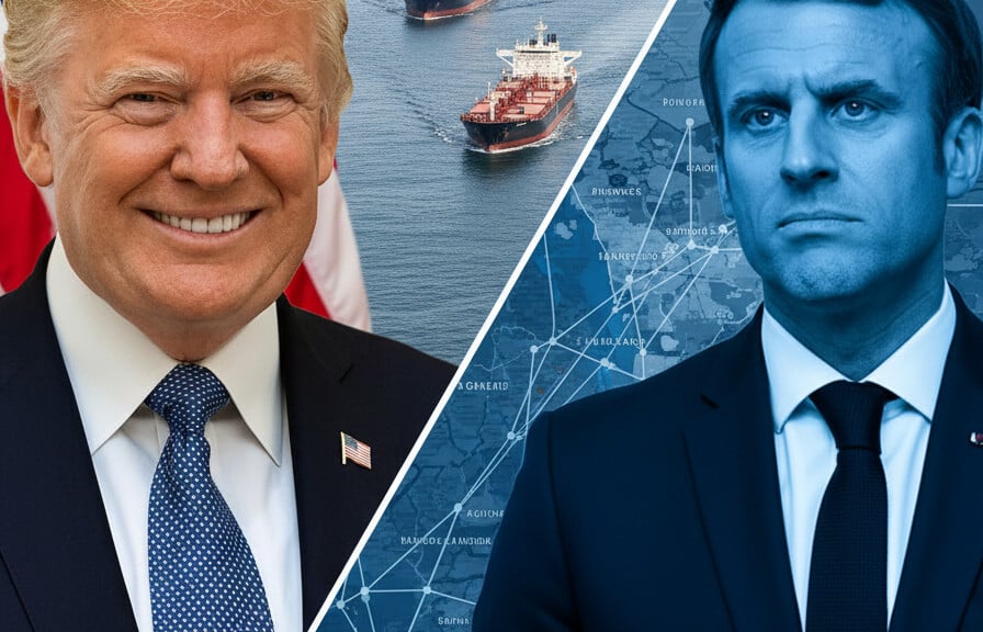 Editorial illustration: Europe’s Hormuz Mission Falls Flat as Trump Declares Strait Already Open
