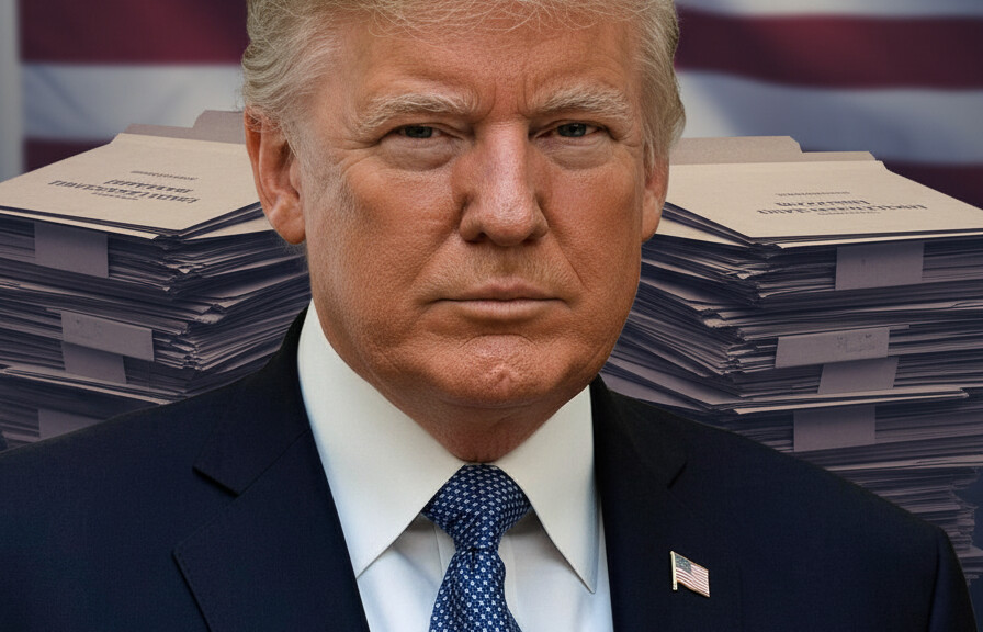 Editorial illustration: FBI Records Reveal Trump Assassin Made ‘Hateful Comments’ Before But