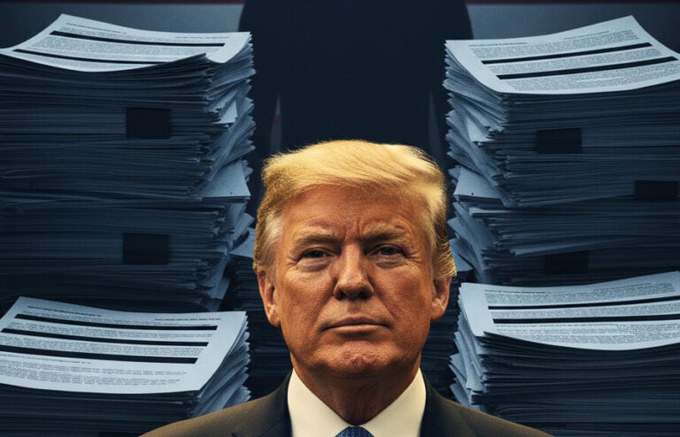 Editorial illustration: Judicial Watch Uncovers FBI Bombshell: Trump Assassin Made ‘Hateful Commen