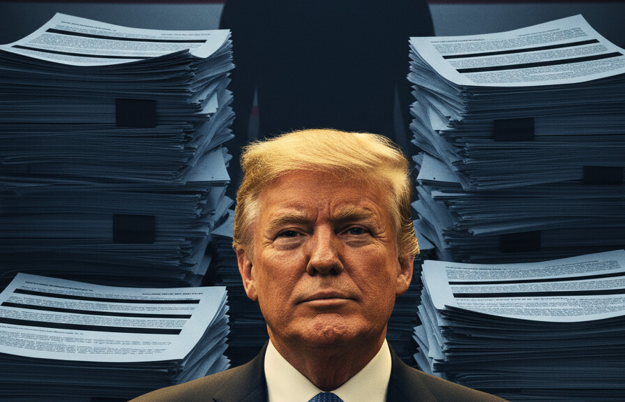Editorial illustration: Judicial Watch Uncovers FBI Bombshell: Trump Assassin Made ‘Hateful Commen