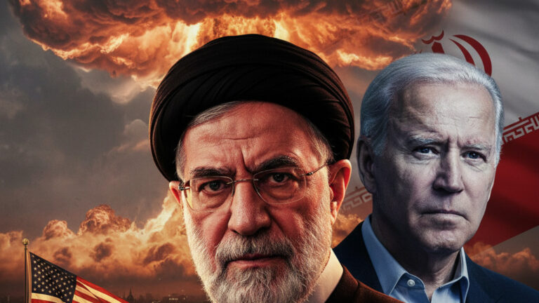 Editorial illustration: Loose Nukes & Globalist Schemes: The Truth Behind Iran’s Nuclear Chaos